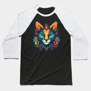 Caracal Smiling Baseball T-Shirt